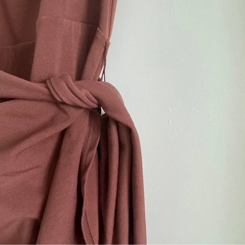 Aritzia Wilfred Saturn Mini Wrap Dress small - Picture 4 of 9